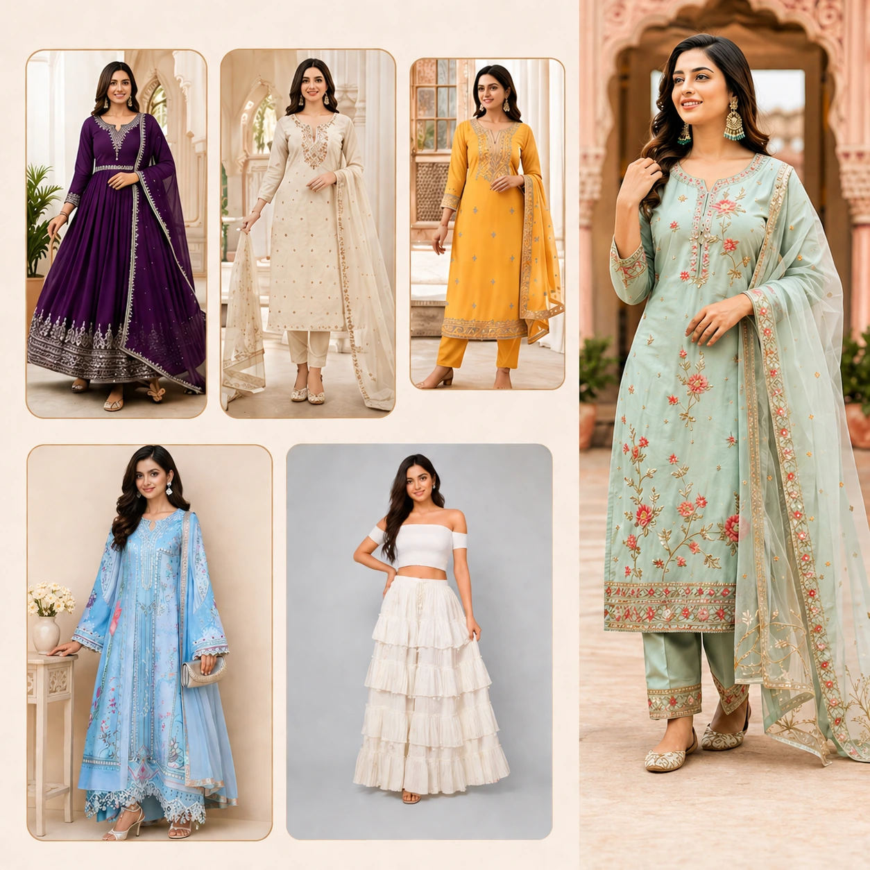 Latest salwar suit stitching designs in Jaipur 2026 with modern designer styles and perfect fitting